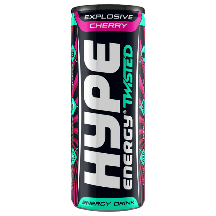 Hype Energy Drinks  24x250ml - Flavor-Packed Performance Boosters