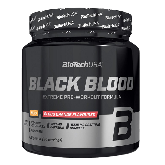 BioTechUSA Black Blood NOX+, Tropische Frucht (EAN 5999076232369) – 330 Gramm