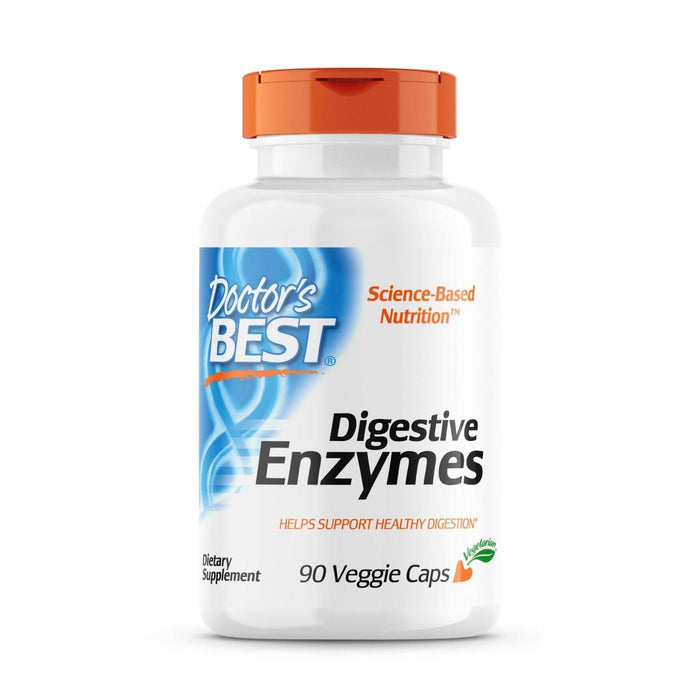 Doctor's Best Digestive Enzymes 90 Veggie Capsules - Special Formula at MySupplementShop by Doctor's Best