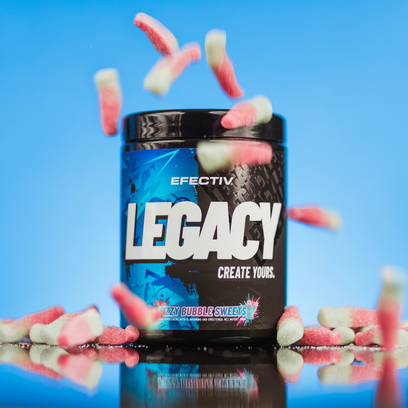 Efectiv Nutrition LEGACY Pre-Workout 380g Fizzy Bubble Sweets
