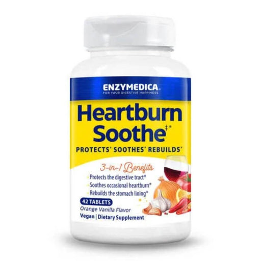 Enzymedica Heartburn Soothe Vanilla-Orange 42 Chewables - Medication at MySupplementShop by Enzymedica