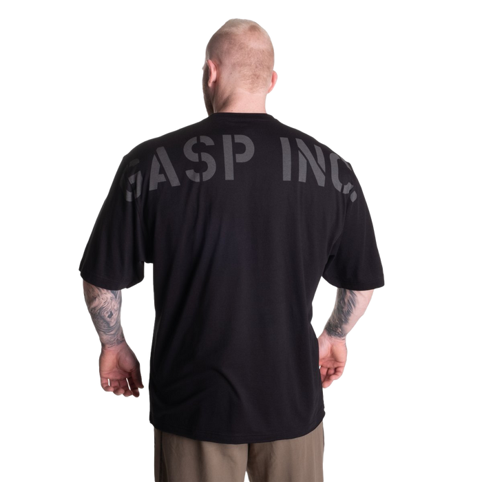 GASP Division Iron Tee Black