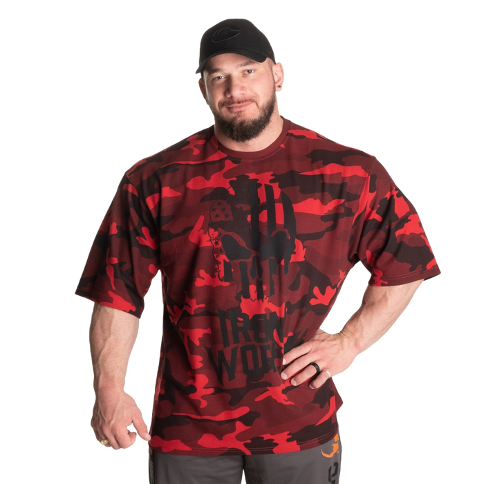 GASP Thermal Skull Tee Red Camo