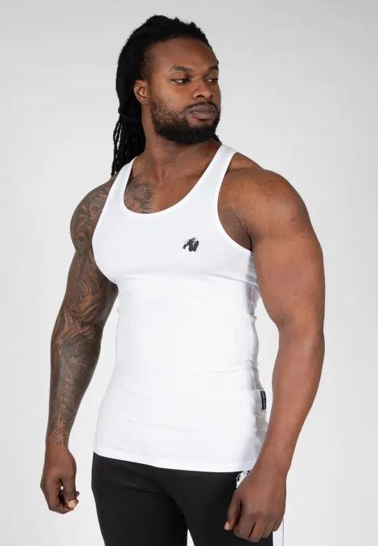 Gorilla Wear Adams Stretch Tank Top White