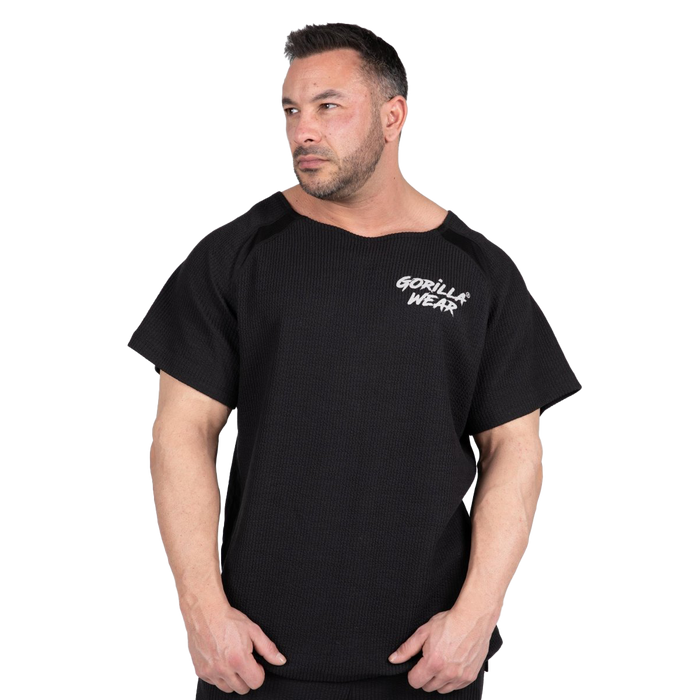 Gorilla Wear Augustine Old School Work Out Top - Black