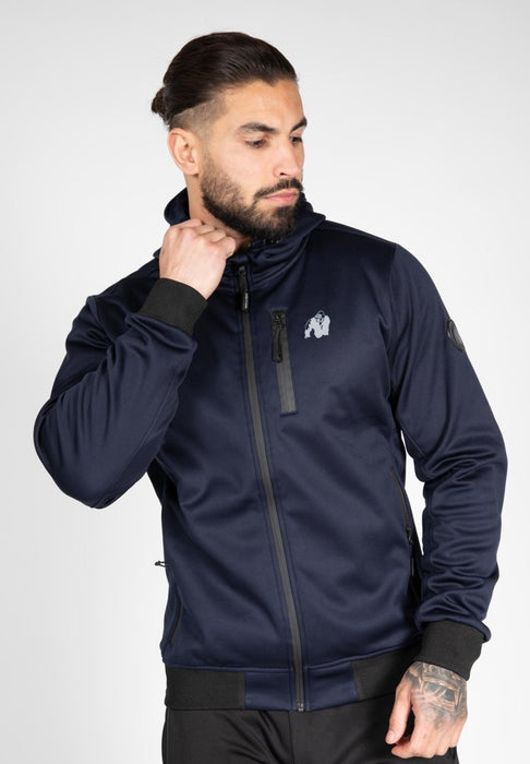 Gorilla Wear Glendale Softshell Jacket Navy - XXXL - Jacket at MySupplementShop by Gorilla Wear