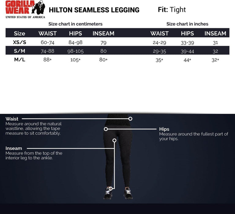 Gorilla Wear Hilton Seamless Leggings - Fuchsia