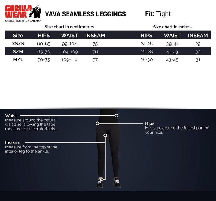 Gorilla Wear Yava Seamless Leggings - Grey