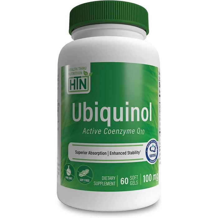 Health Thru Nutrition Ubiquinol 100mg 60 Softgels - Cellular Health at MySupplementShop by Health Thru Nutrition