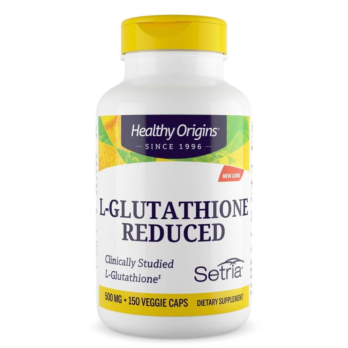 Healthy Origins L-Glutathione Reduced 500mg 150 Veggie Capsules - Detox & Cleanse at MySupplementShop by Healthy Origins