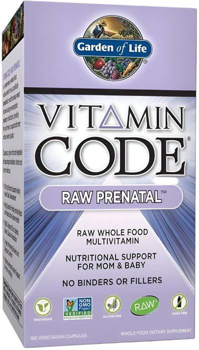 Garden of Life Vitamin Code Raw Prenatal - 180 vcaps