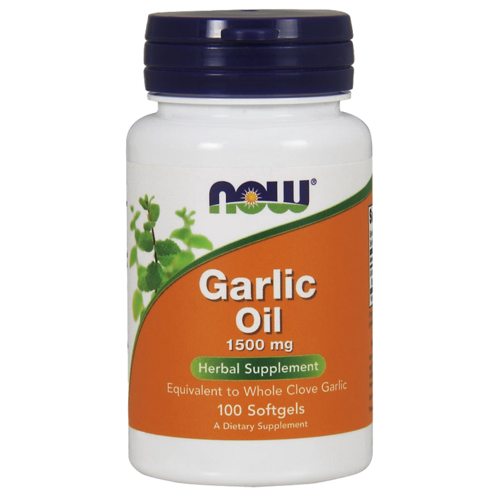 NOW Foods Garlic Oil, 1500mg - 100 softgels