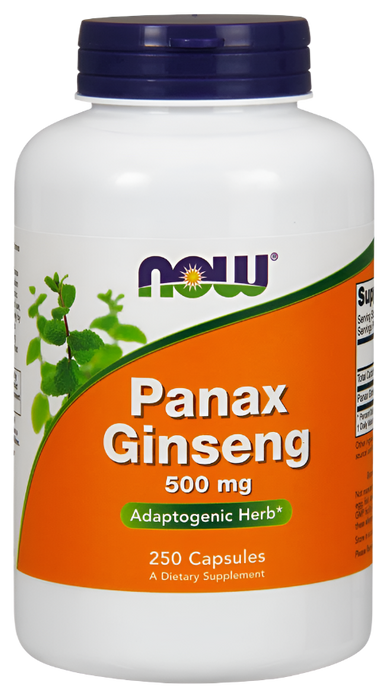 NOW Foods Panax Ginseng, 500 mg – 250 Kapseln