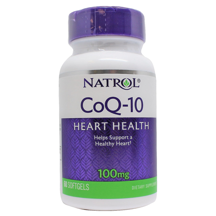 Natrol CoQ-10, 100mg - 60 softgels