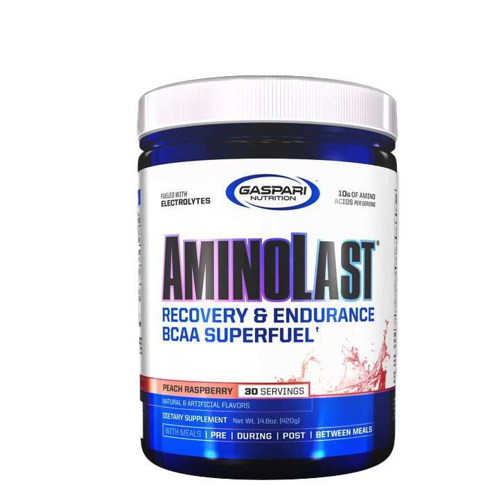 Gaspari Nutrition Aminolast, Peach Raspberry - 420 grams