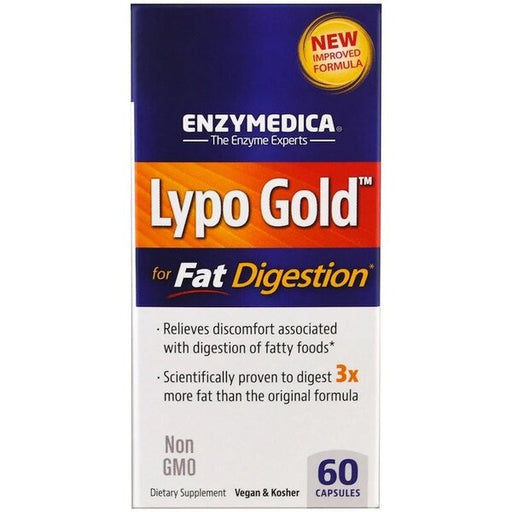 Enzymedica Lypo Gold - 60 caps Best Value Sports Supplements at MYSUPPLEMENTSHOP.co.uk