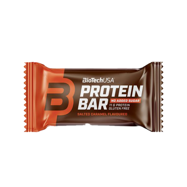 Barre protéinée BioTechUSA, caramel salé - 20 x 35 g