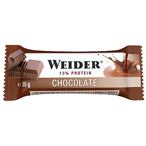 Weider Carbohydrate & Protein Bar, Chocolate - 24 bars