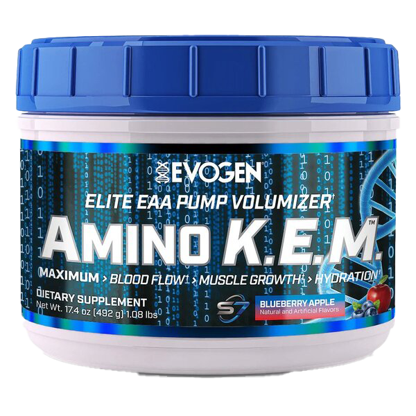 Evogen Amino KEM EAA, Blaubeerapfel – 492 Gramm