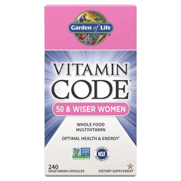 Garden of Life Vitamin Code 50 &amp; Wiser Women – 240 Kapseln