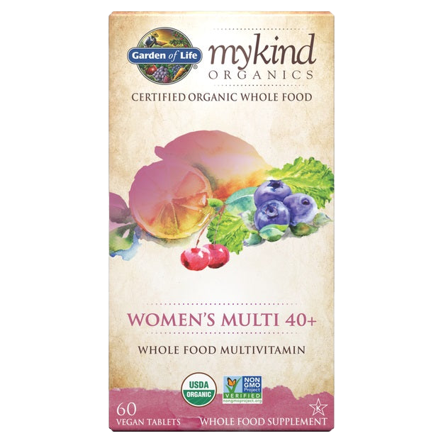 Garden of Life Mykind Organics Women's Multi 40+ - 60 vegan tabs