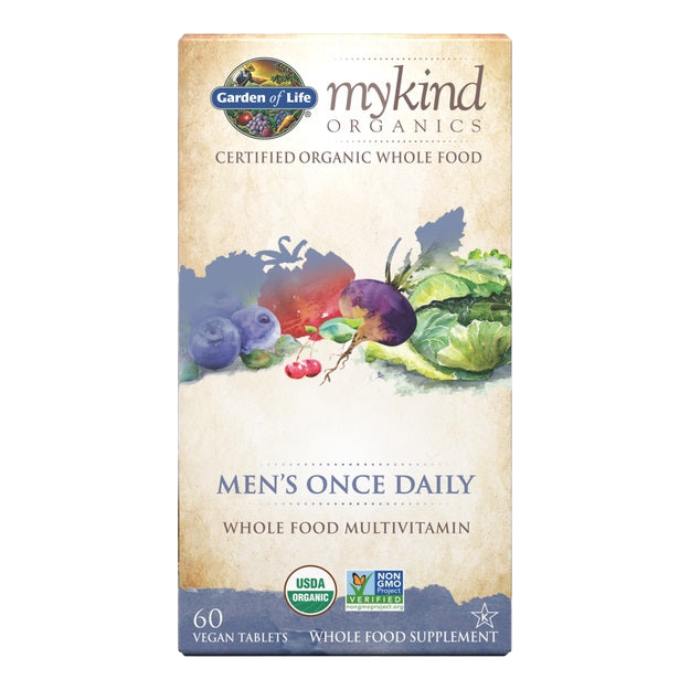 Garden of Life Mykind Organics Men's Once Daily - 60 vegan tabs