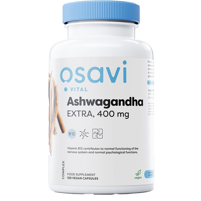 Osavi Ashwagandha Extra, 400 mg - 120 gélules végétaliennes