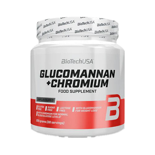 BioTechUSA Glucomannan + Chrom – 225 Gramm