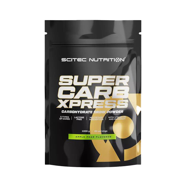 SciTec Super Carb Xpress, Apfelbirne – 1000 Gramm