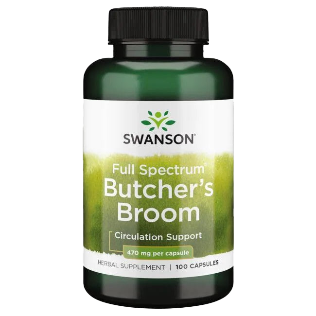 Swanson Full Spectrum Butcher's Broom, 470 mg – 100 Kapseln