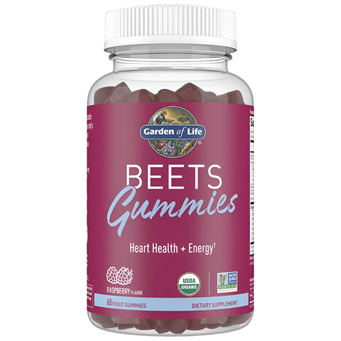 Garden of Life Beets Gummies, Himbeere – 60 Gummies