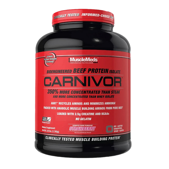 MuscleMeds Carnivor, Erdbeere – 1792 Gramm