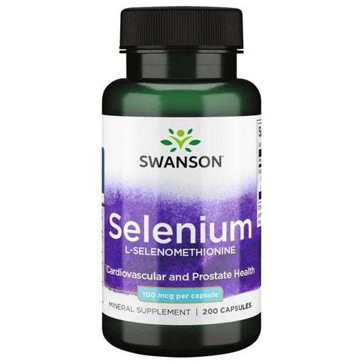 Swanson Selenium, 100mcg - 200 caps - Vitamins & Minerals at MySupplementShop by Swanson