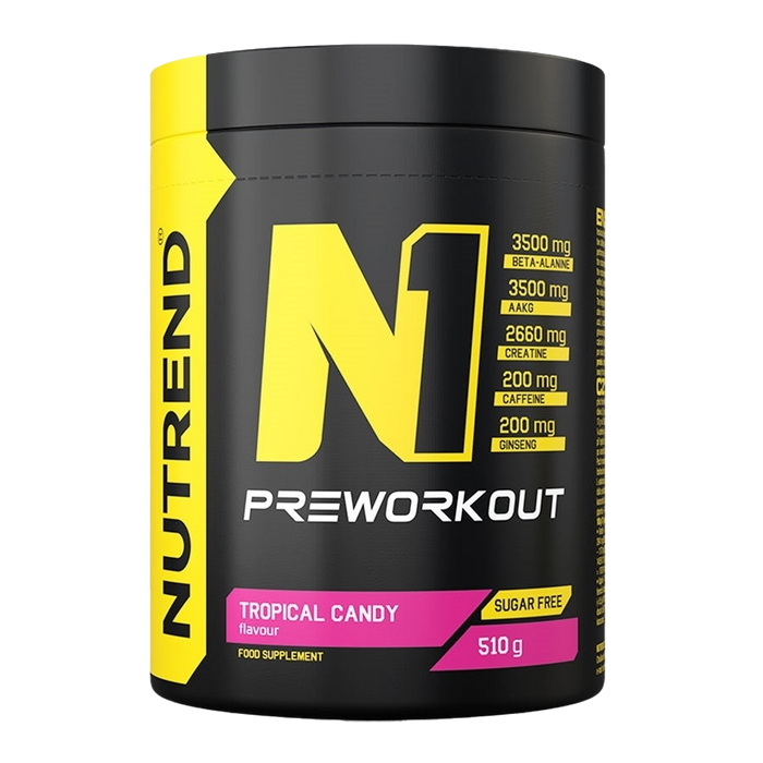 N1 Pre-Workout, Tropical Candy – 510 g