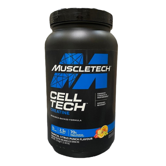 MuscleTech CellTech Creatine Tropical Citrus Punch (New Formula) 1130g