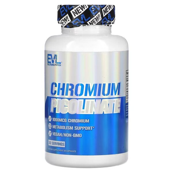 EVLution Nutrition Chromium Picolinate - 30 caps - Chromium at MySupplementShop by EVLution Nutrition