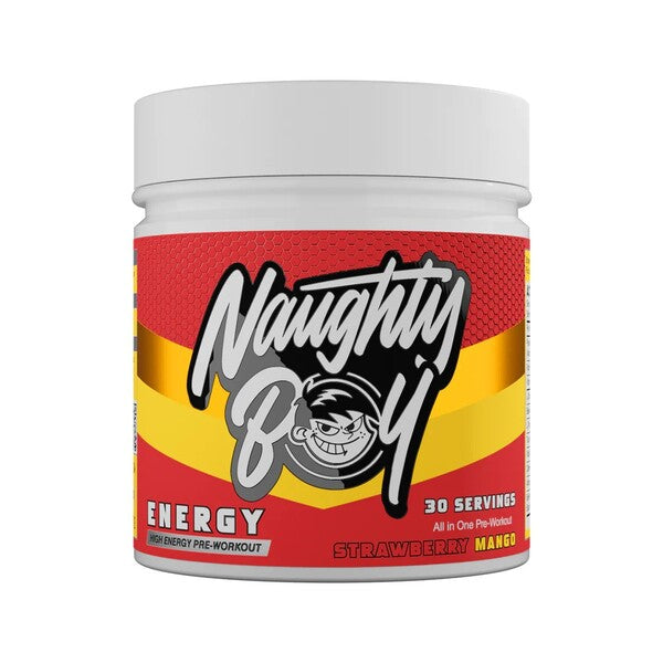 Energy, Strawberry Mango - 390g - Beta-Alanine at MySupplementShop by Naughty Boy