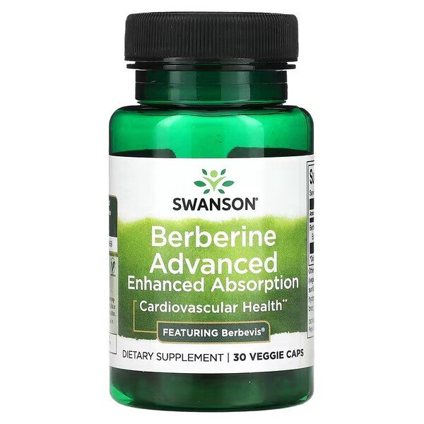 Swanson Berberine Advanced Enhanced Absorption 30 vcaps