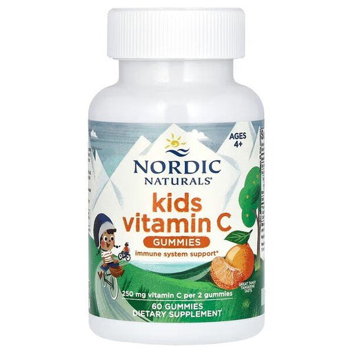 Nordic Naturals Kids Vitamin Cgummies, Tangy Tangerine 60gummies