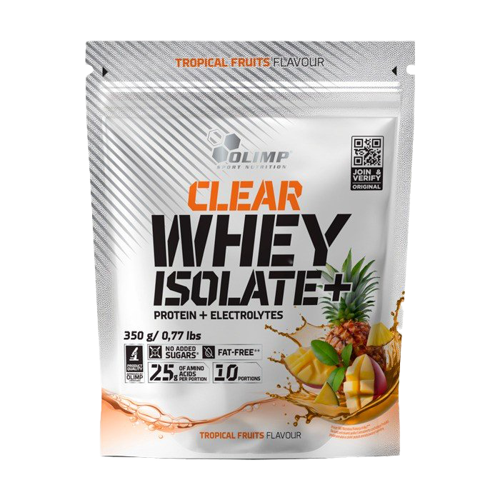 Clear Whey Isolate+, Tropical Fruits - 350g