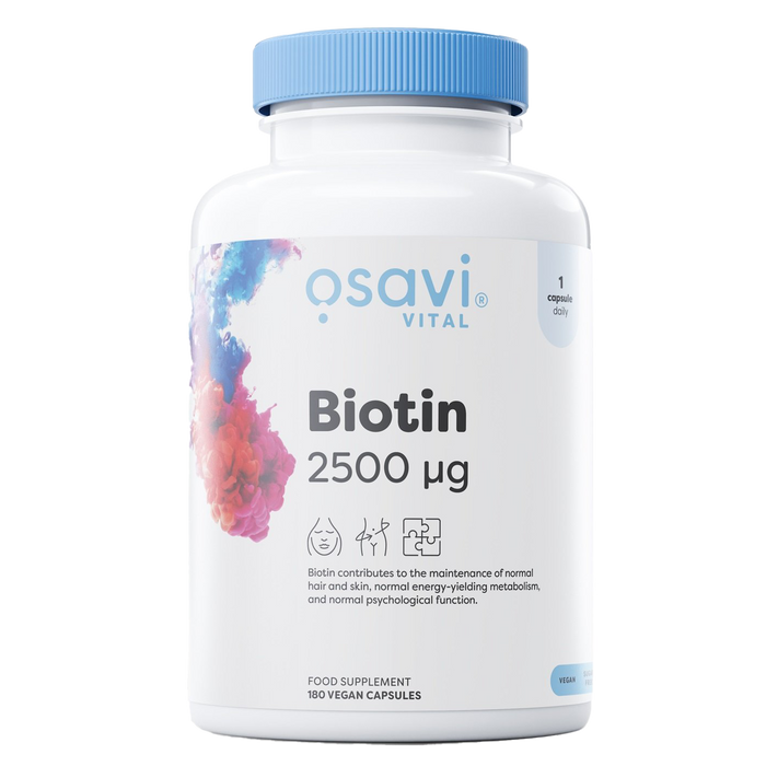 Osavi Biotin 180 vegan caps 2500mcg