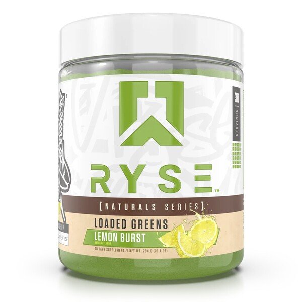 Loaded Greens - Natural Series, Lemon Burst - 294g - Default Title - Health and Wellbeing at MySupplementShop by RYSE