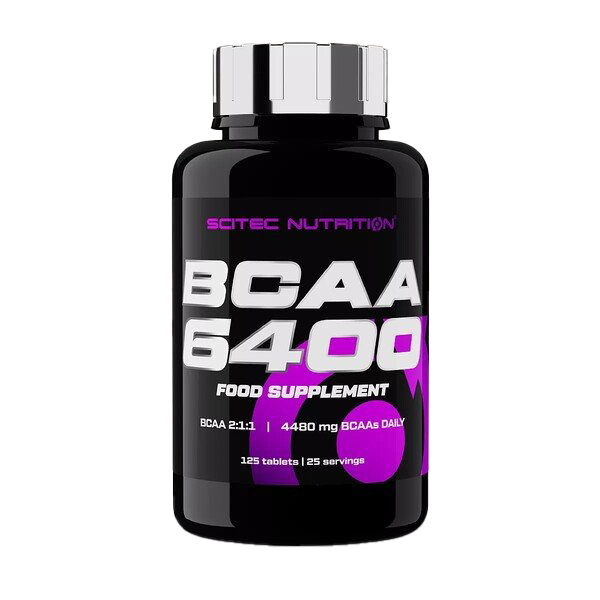 SciTec BCAA 6400 - 125 tablets