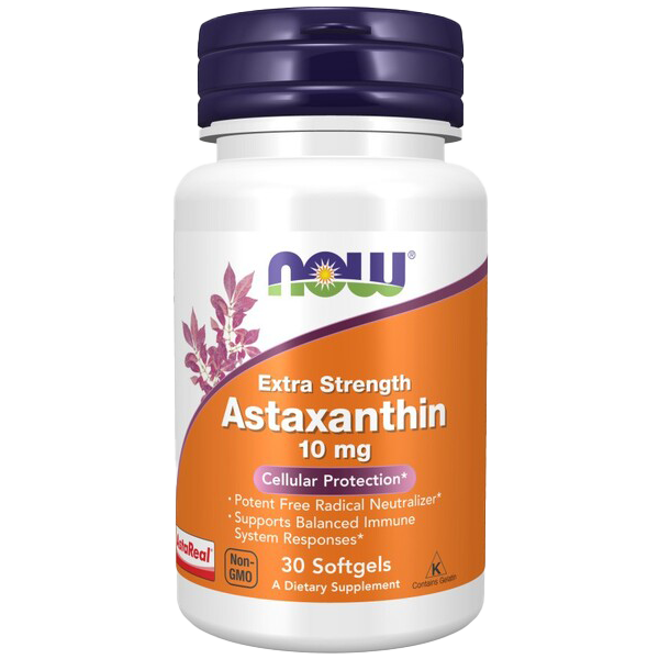 NOW Foods Astaxanthin Extra Strength, 10mg - 30 softgels