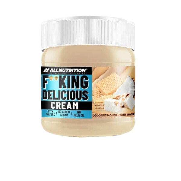 Allnutrition Fitking Delicious Cream, Coconut Nougat with Wafers - 200g