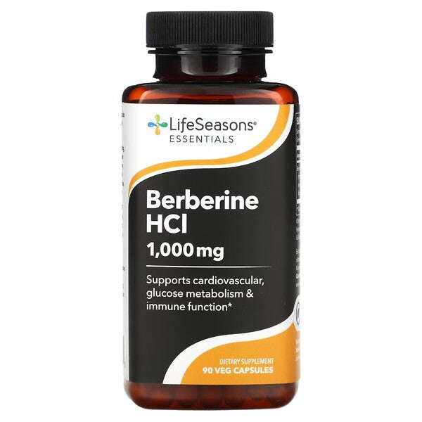 LifeSeasons Berberine HCl - 90 vcaps - Default Title - Sports Nutrition at MySupplementShop by LifeSeasons