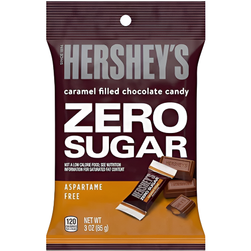 Hershey's Sugar Free Caramel Filled Chocolates Bag - 85g