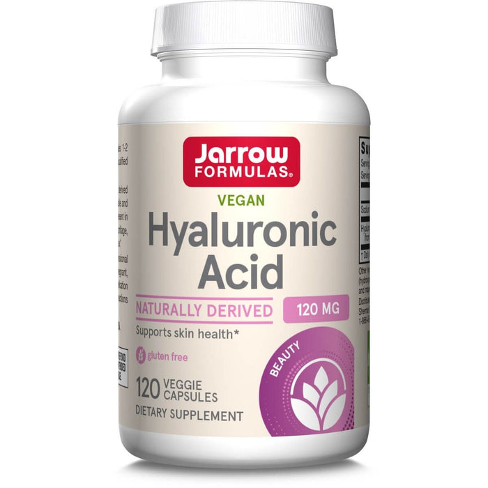 Jarrow Formulas Hyaluronic Acid 60mg 120 Veggie Capsules - Health and Wellbeing at MySupplementShop by Jarrow Formulas