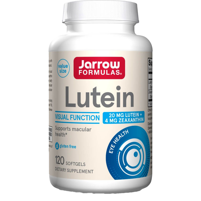 Jarrow Formulas Lutein 20mg & Zeaxanthin 4mg 120 Softgels