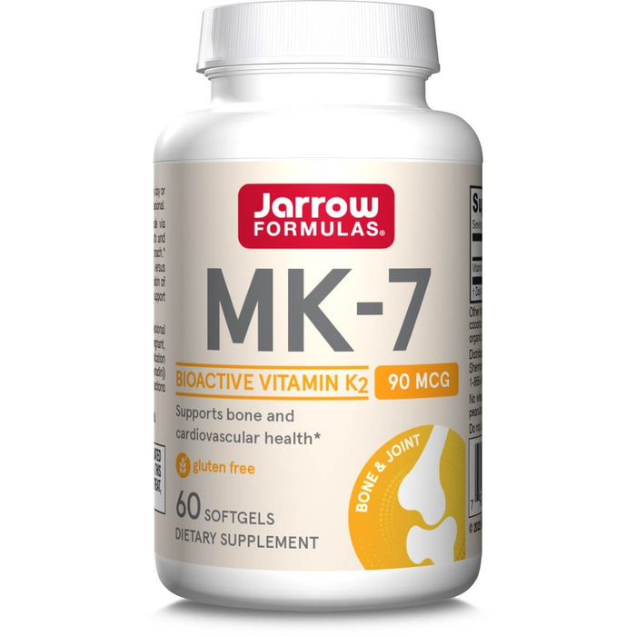 Jarrow Formulas Vitamin K2 as MK-7 90mcg 60 Softgels - Vitamins & Minerals at MySupplementShop by Jarrow Formulas